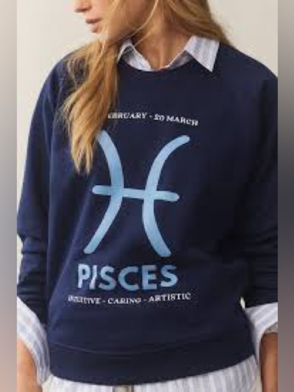 NWT Size XS - Anthropologie Pisces Cotton Blend Sweatshirt (NWT US$ 88)